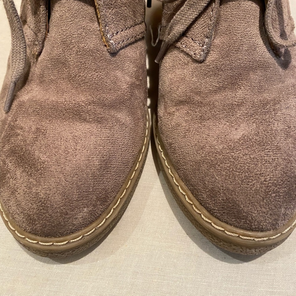 Universal Thread Suede Lace Up Booties - Picture 3 of 11